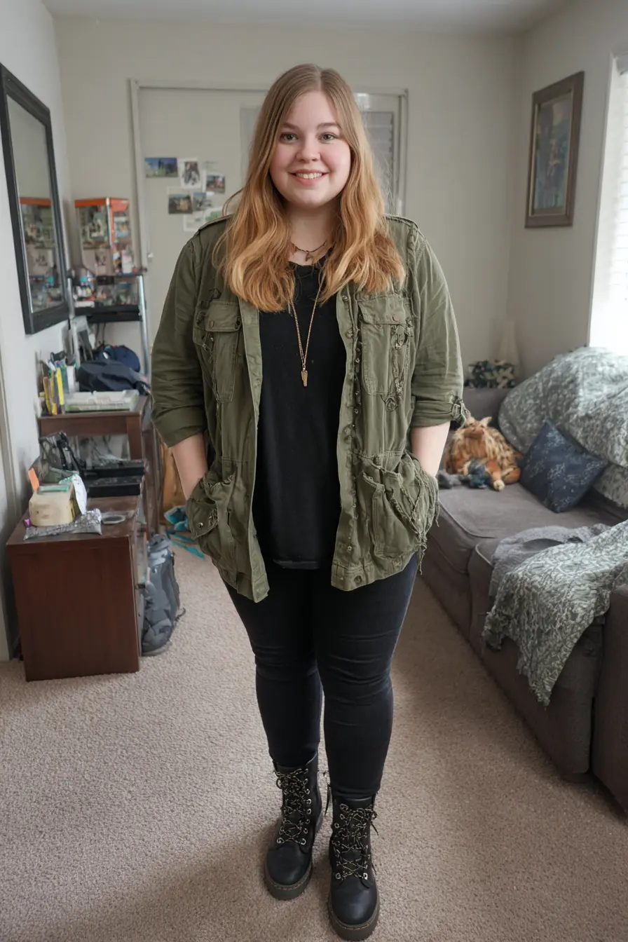 Utility Jacket + Black Base Layer