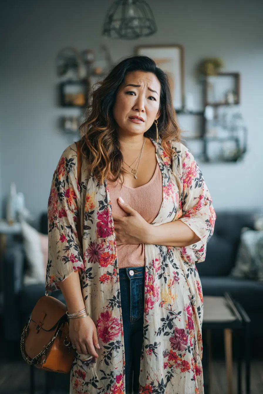 Floral Kimono + Fitted Tank