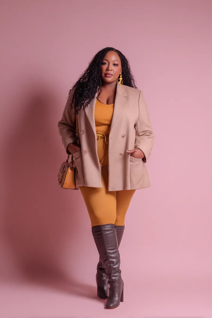 Structured Blazer + Knit Jumpsuit