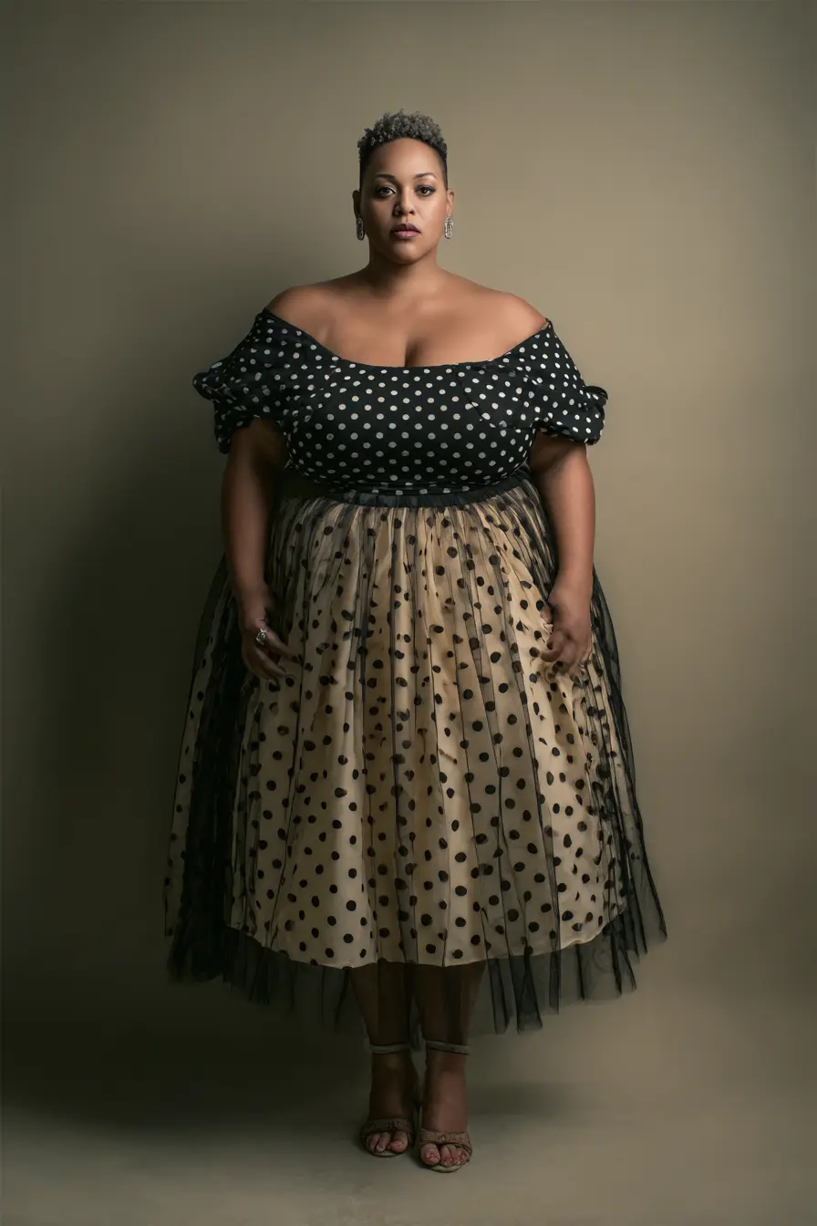 Polka-Dot Bodice + Tulle Skirt