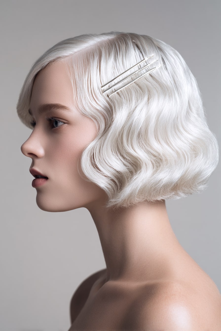 8. The Sculptural Wave Bob