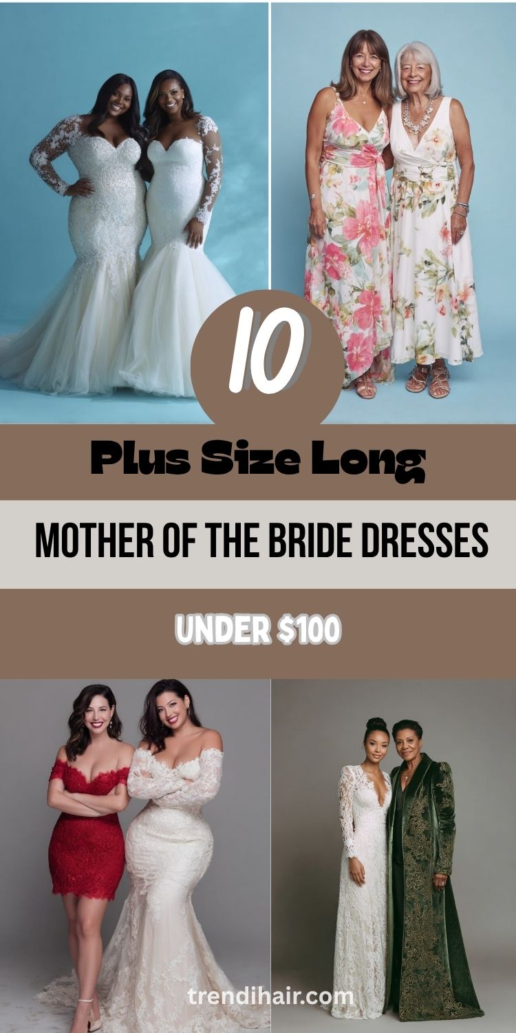 10 Plus Size Long Mother Of The Bride Dresses Under $100