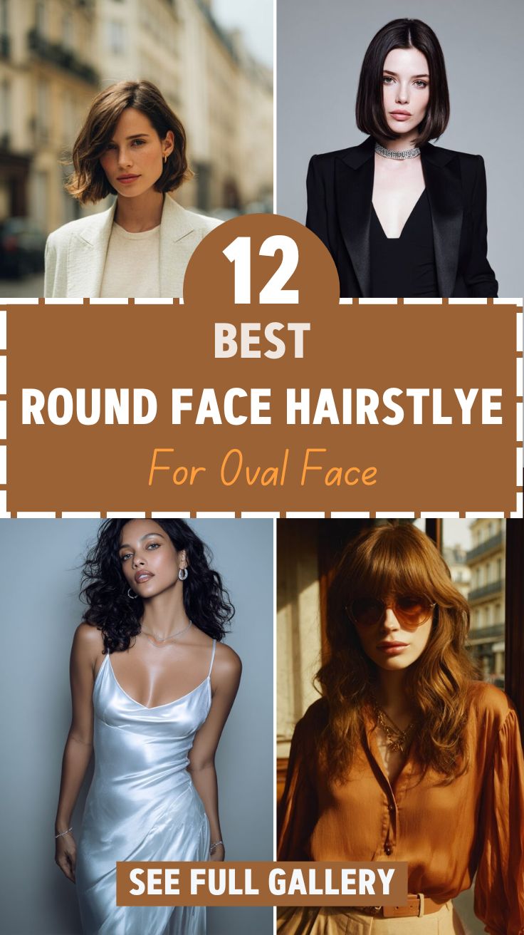 12 Best Round Face Hairstlye For 0val Face