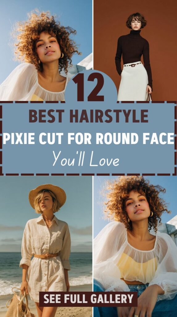 12 Pixie Cut For Round Face Best Hairstyle To Try