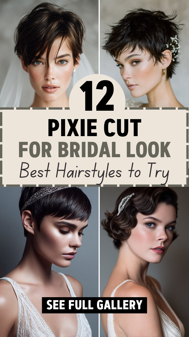 12 Pixie Cut for Bridal Look Best Hairstyles to Try

