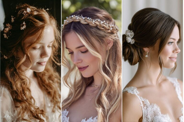 13 Best Bridal Look Hairstyles for Round Face