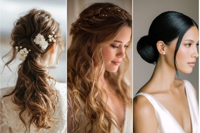 14 Best Bridal Look Hairstyles for Square Face