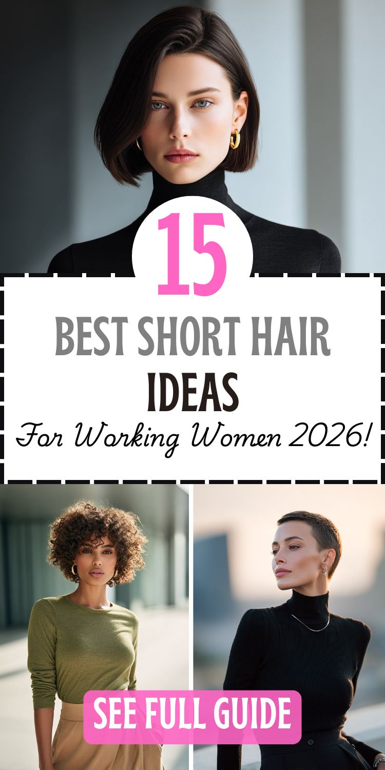 15 Best Short Hair Ideas for Working Women