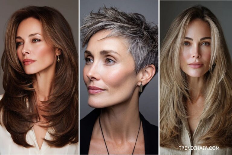 15 Best Women Over 40 Hairstyles for Heart Face