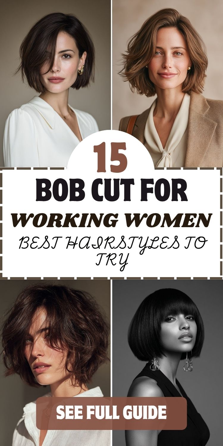 15 Bob Cut for Working Women Best Hairstyles to Try