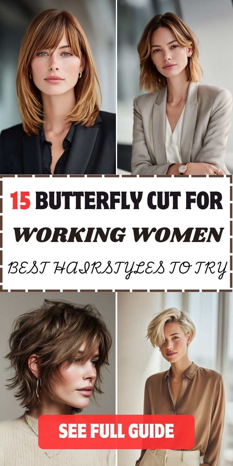 15 Butterfly Cut for Working Women Best Hairstyles to Try