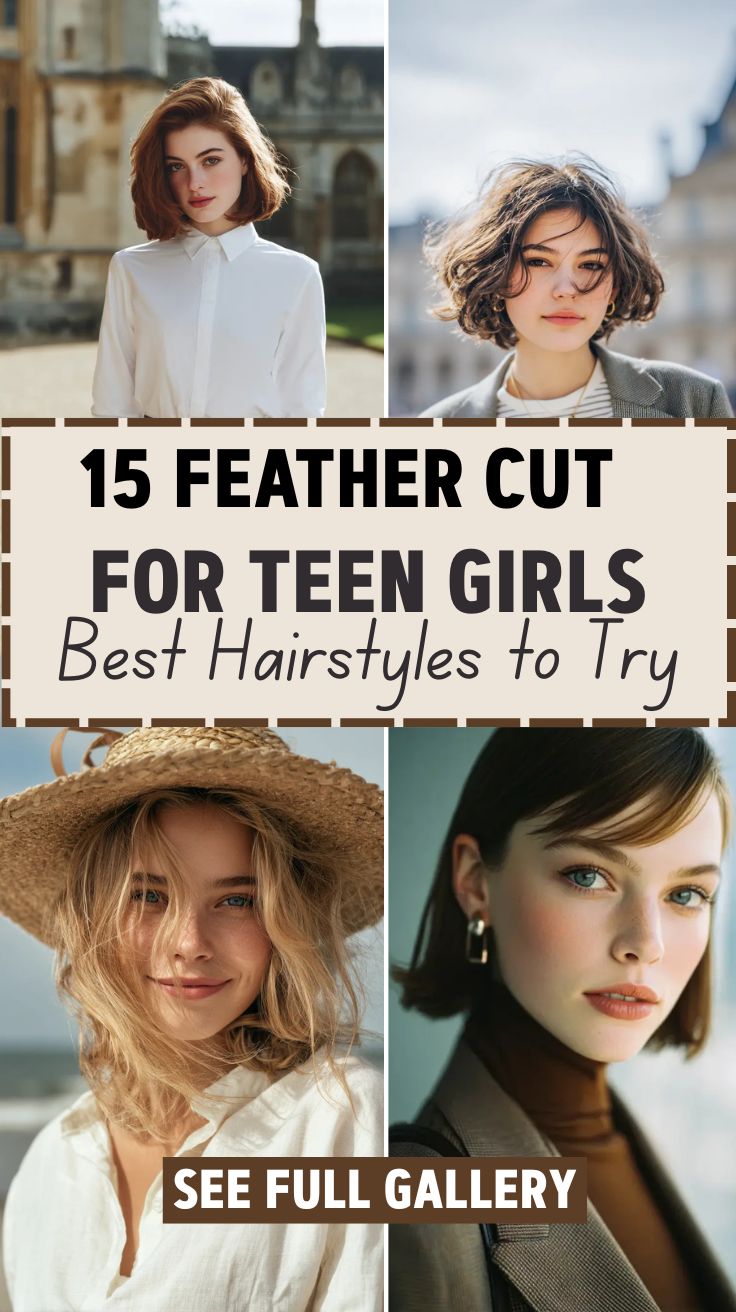15 Feather Cut for Teen Girls Best Hairstyles to Try