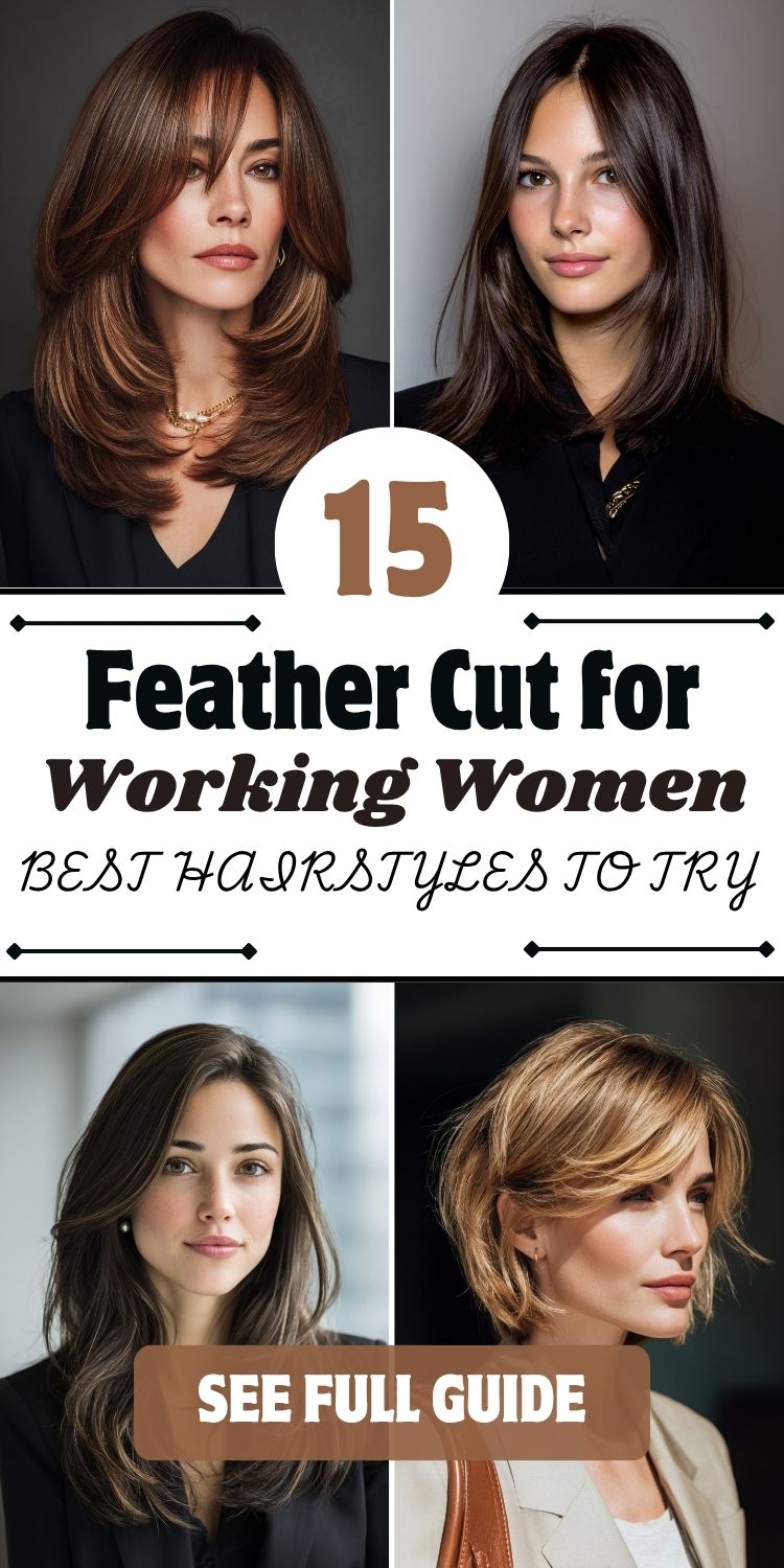 15 Feather Cut for Working Women Best Hairstyles to Try