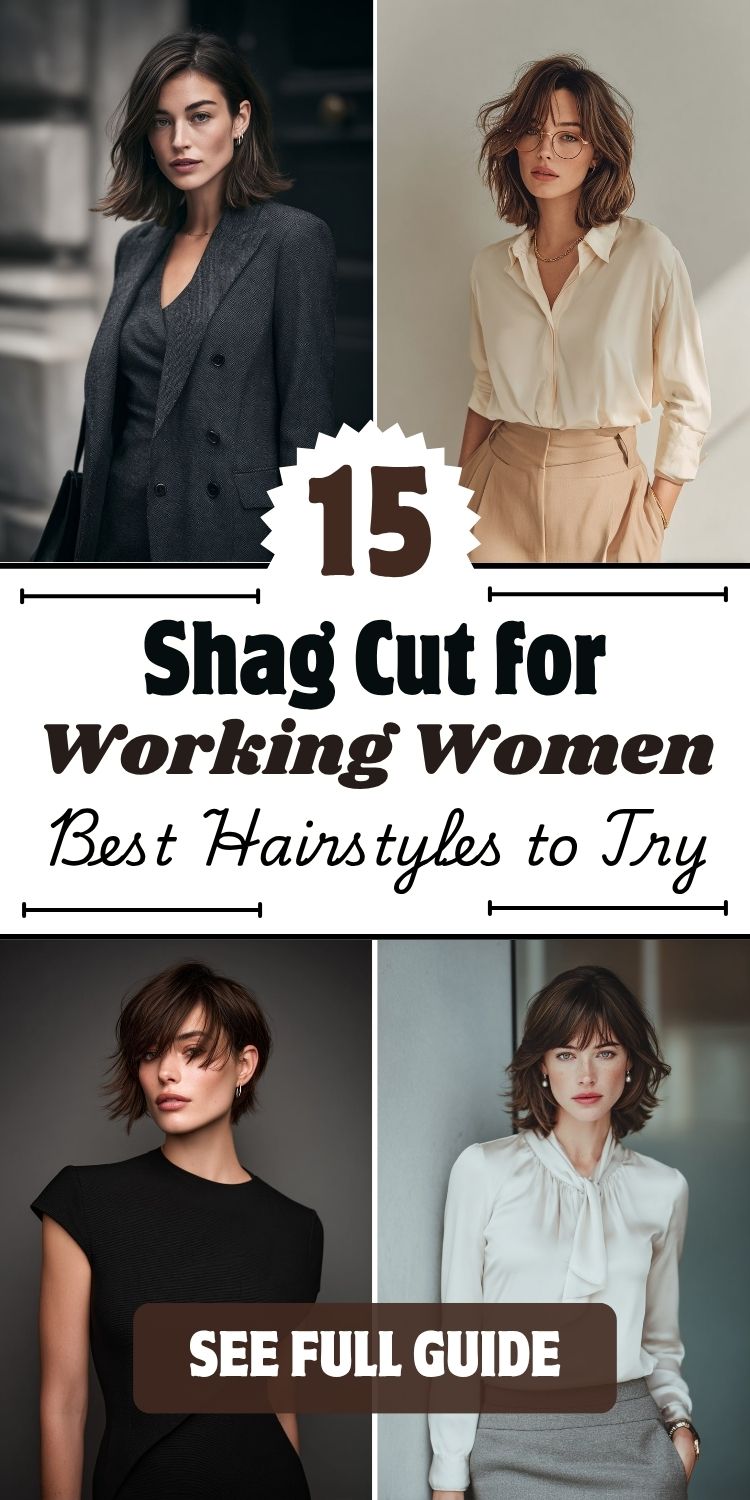 15 Shag Cut for Working Women Best Hairstyles to Try