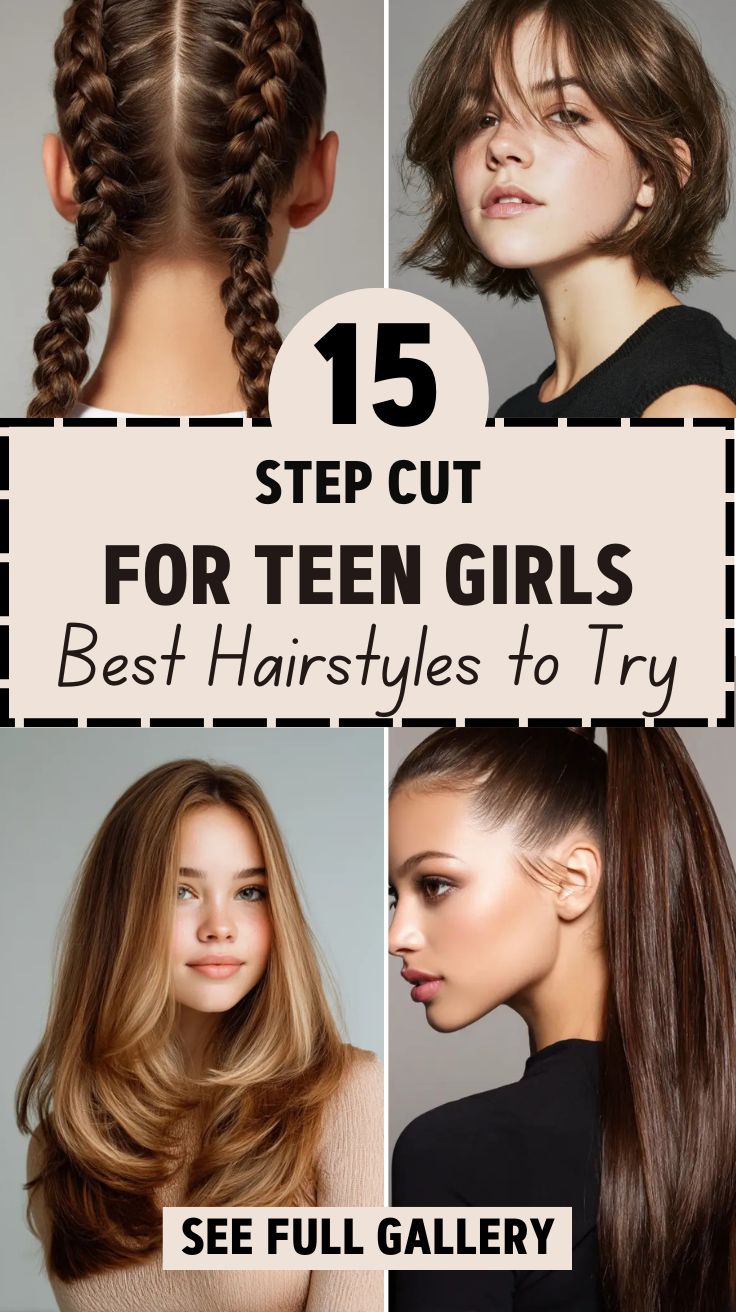15 Step Cut for Teen Girls Best Hairstyles to Try
