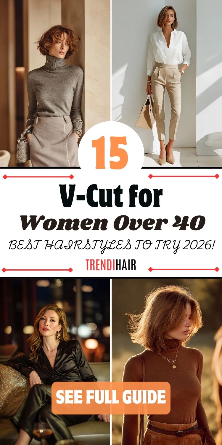 15 V-Cut for Women Over 40 Best Hairstyles to Try