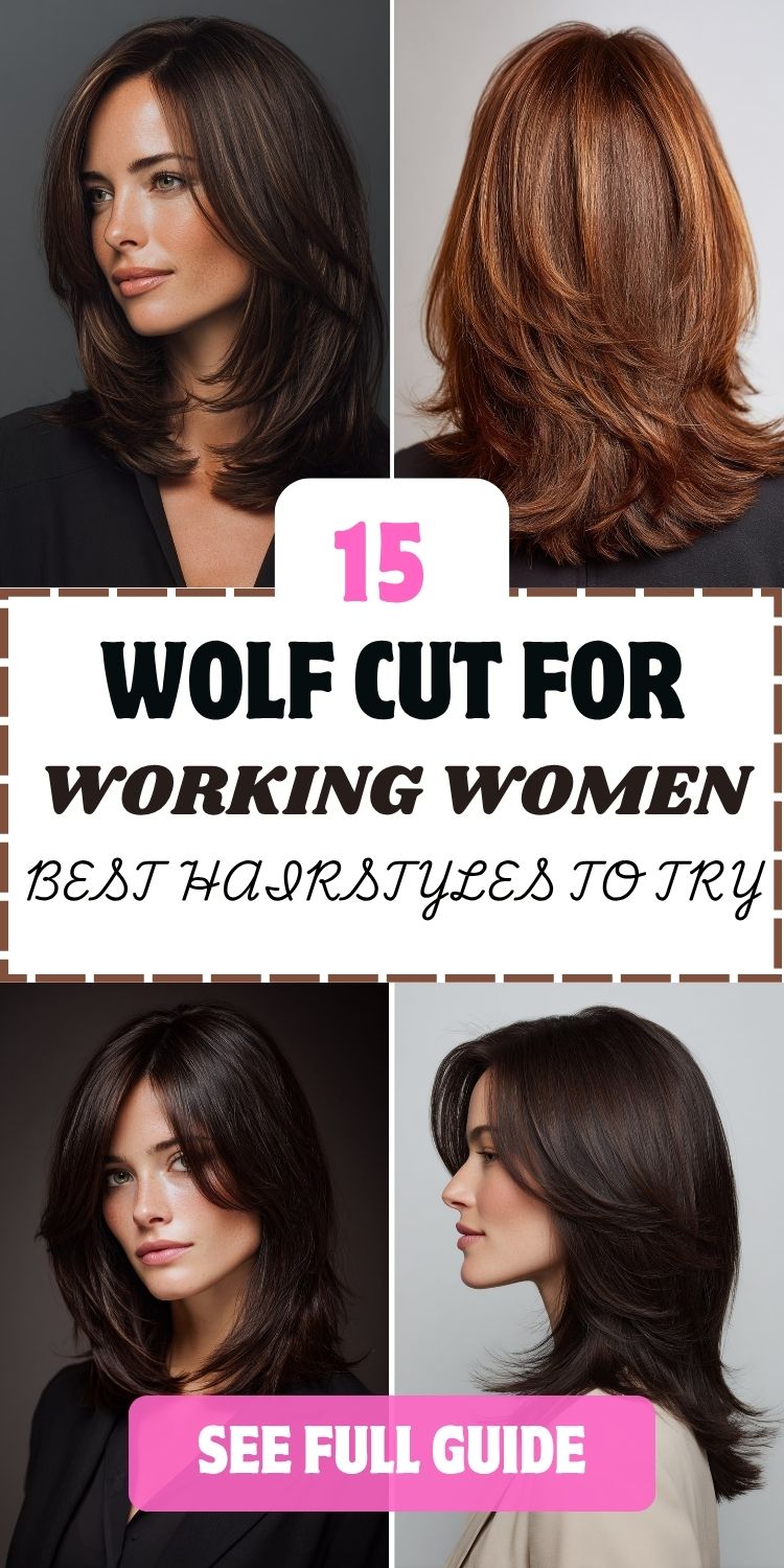 15 Wolf Cut for Working Women Best Hairstyles to Try