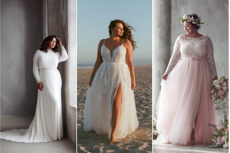 16 Unique Plus Size Wedding Dresses Curvy Brides Will Love