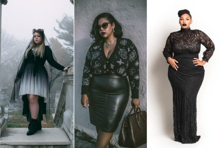 16 Winter Plus Size Goth Outfits (Curvy Gothic Fashion)