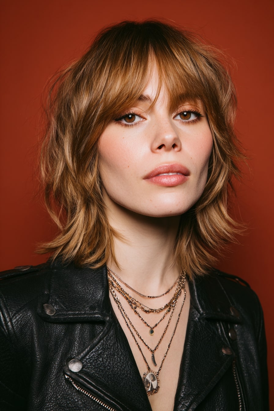 Feathered Shag-Texture Bob