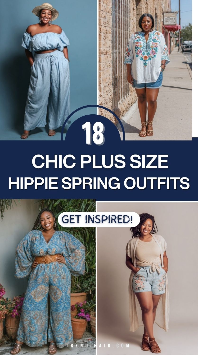 18 Chic Plus Size Hippie Spring Outfits