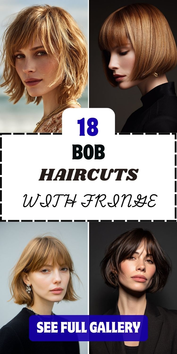 18 bob haircuts with fringe