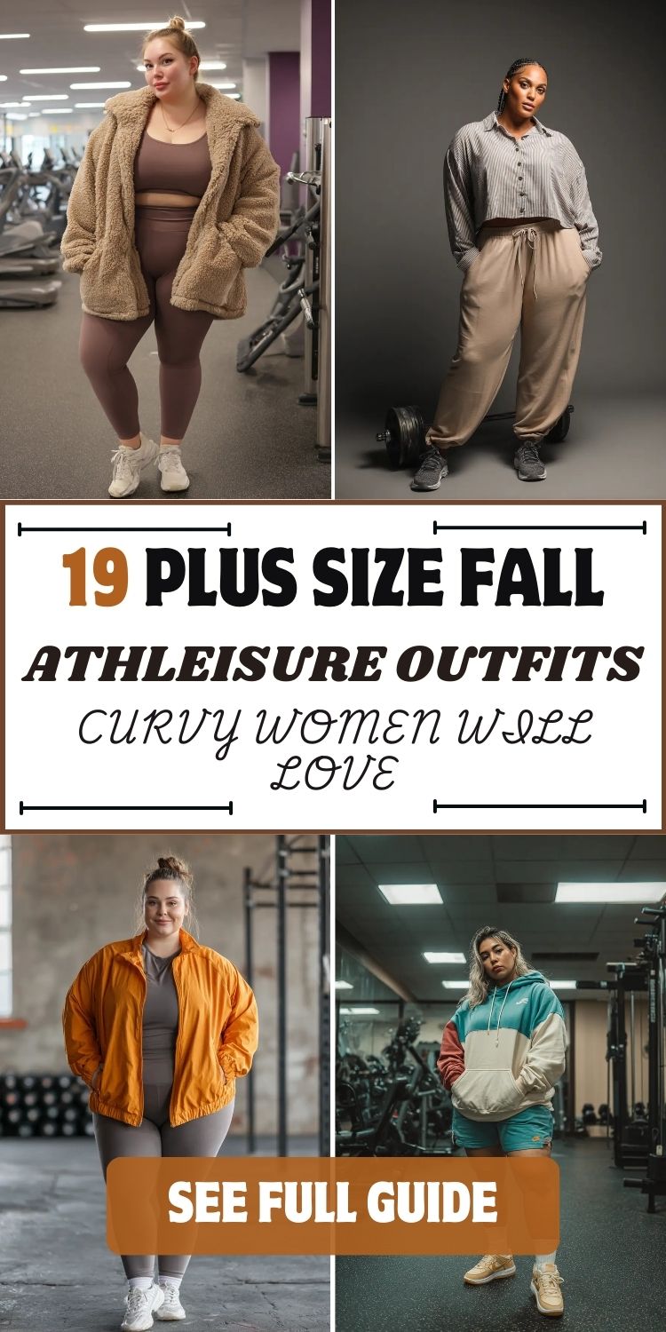 19 Plus Size Fall Athleisure Outfits Curvy Women Will Love