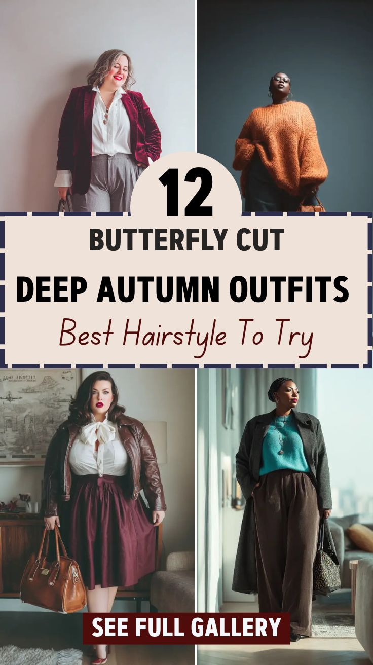21 Plus Size Deep Autumn Outfits Curvy Women Will Love