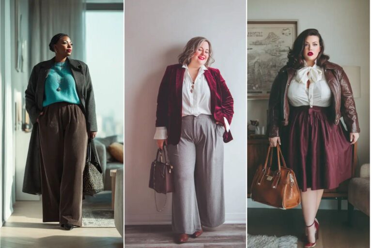 21 Plus Size Deep Autumn Outfits Curvy Women Will Love