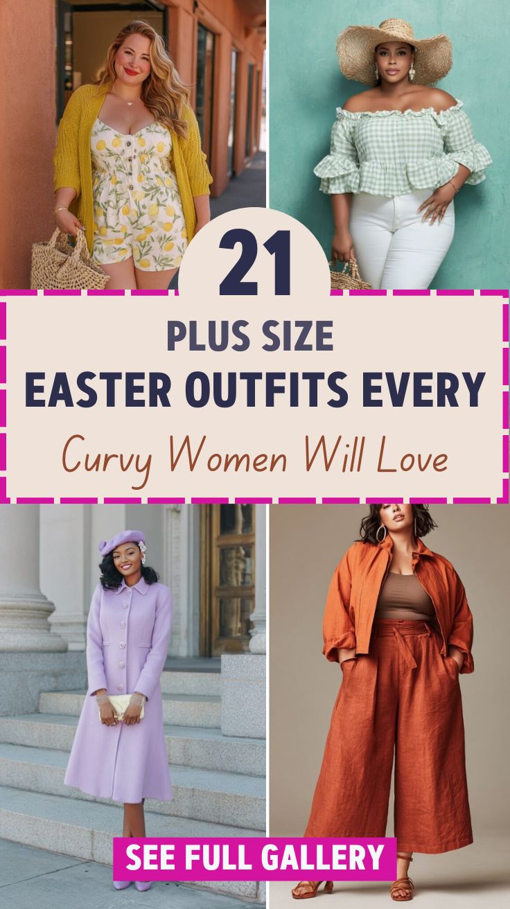 21 Plus Size Easter Outfits Every Curvy Women Will Love