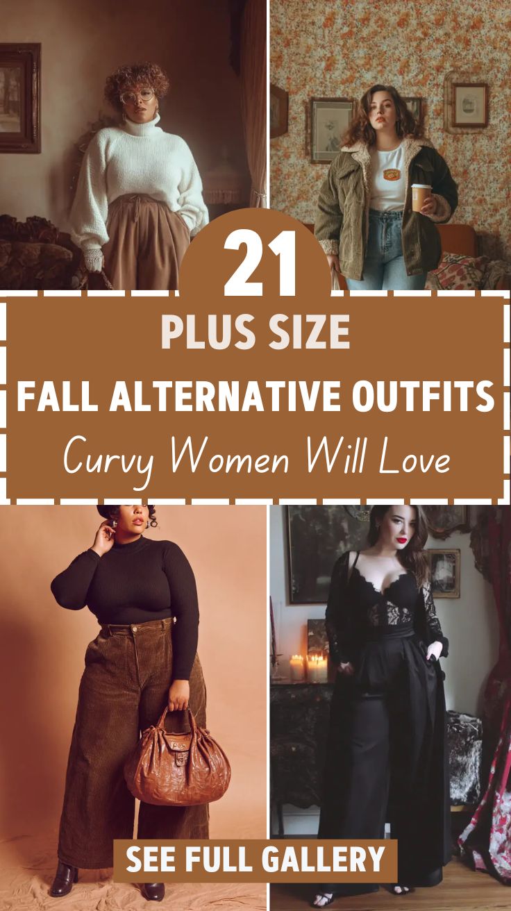 21 Plus Size Fall Alternative Outfits Curvy Women Love

