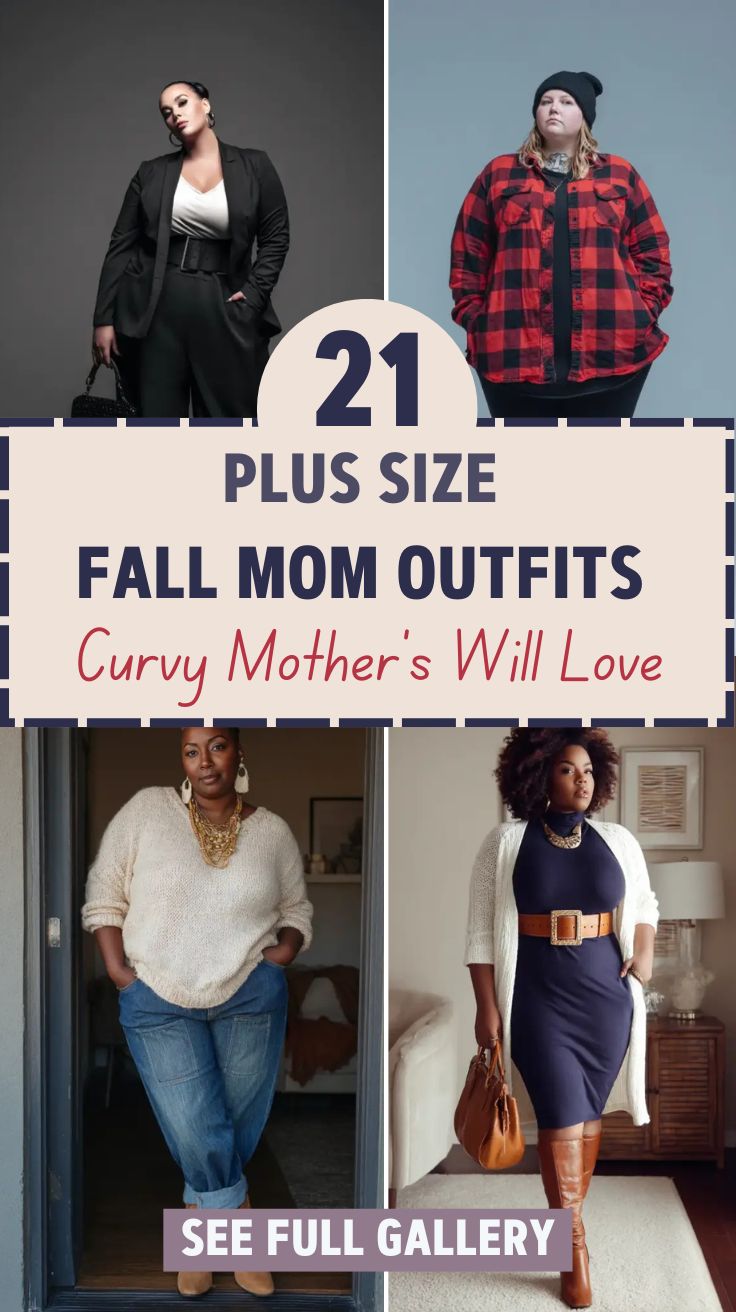 21 Plus Size Fall Mom Outfits Curvy Mother’s Will Love