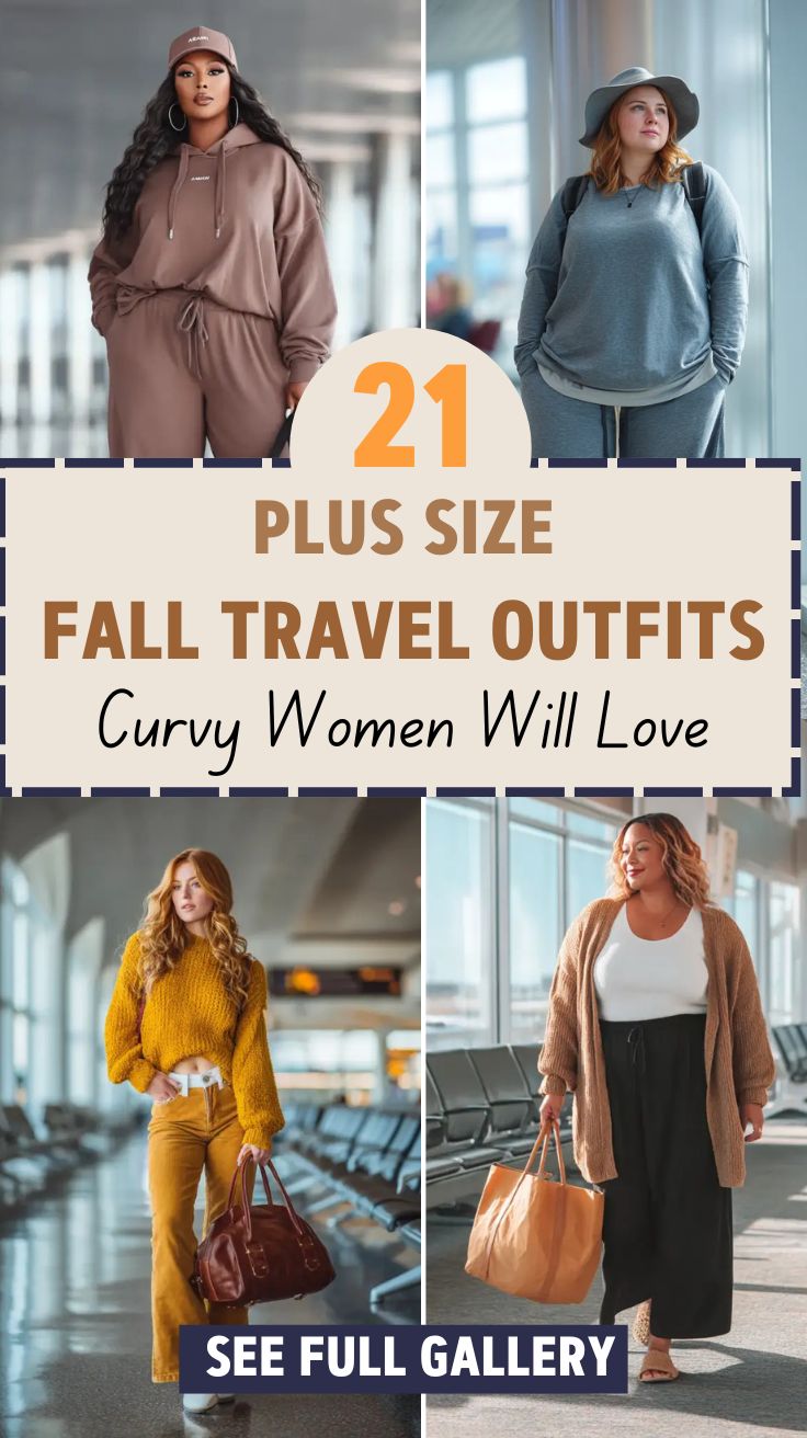 21 Plus Size Fall Travel Outfits Curvy Women Will Love