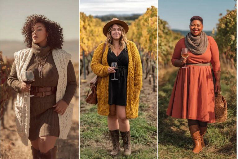 21 Plus Size Fall Winery Outfits Curvy Women Will Love