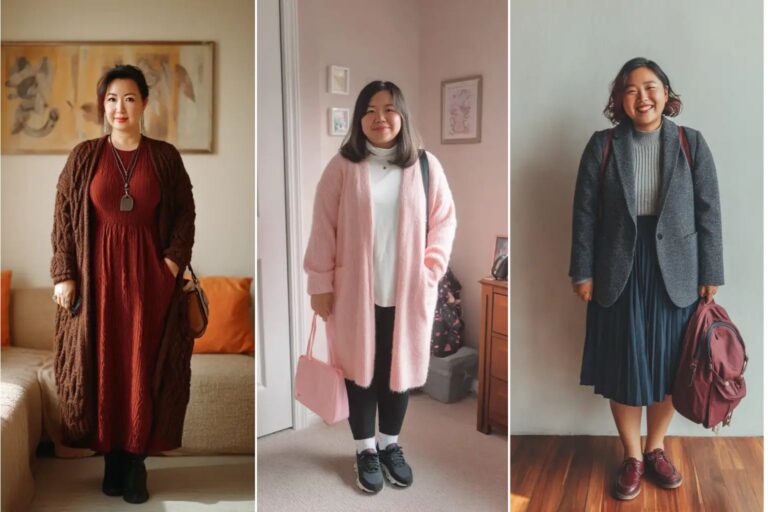 21 Plus Size Korean Autumn Outfits Curvy Women Love