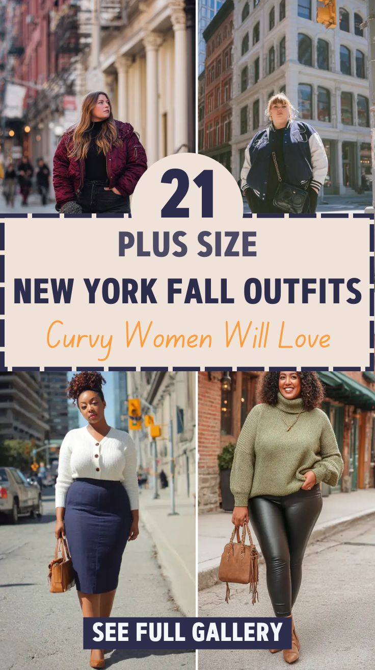 21 Plus Size New York Fall Outfits Curvy Women Will Love
