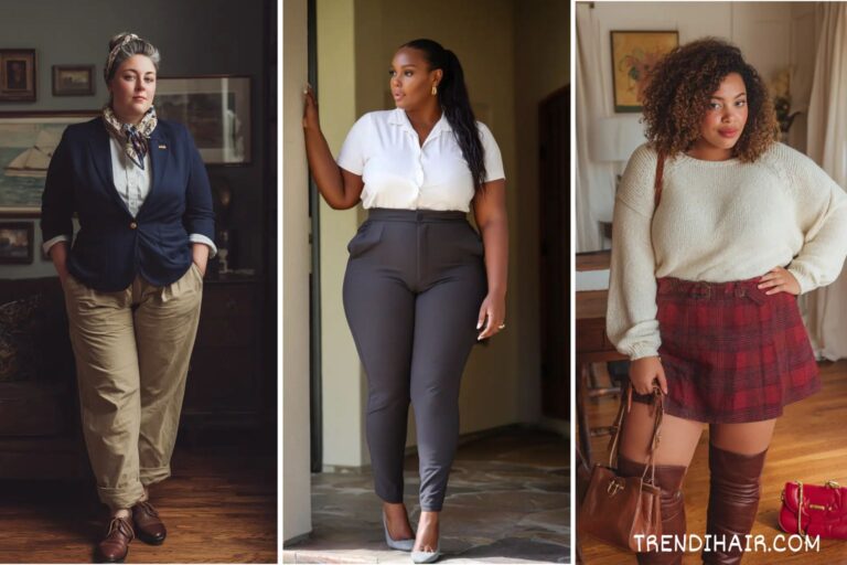 21 Plus Size Preppy Fall Outfits Curvy Women Will Love