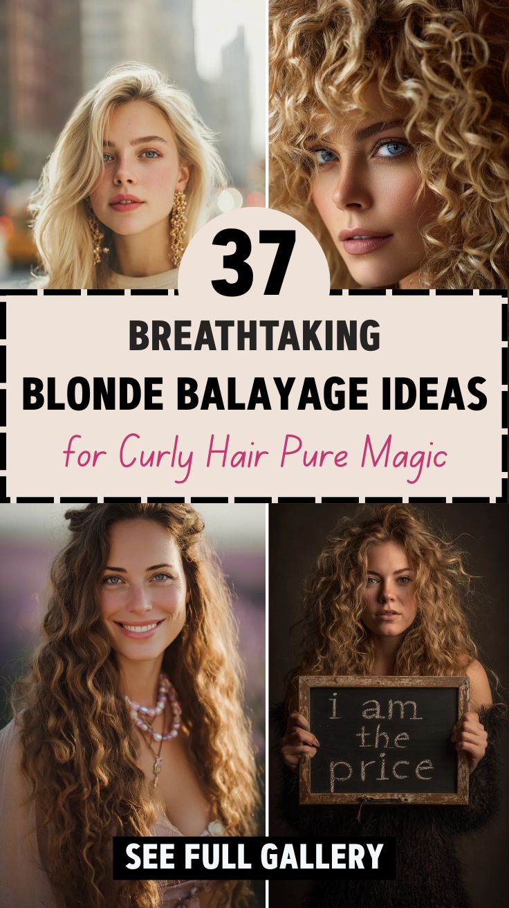 37 Breathtaking Blonde Balayage Ideas for Curly Hair Pure Magic