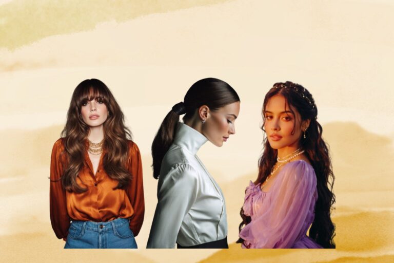 Best Round Face Hairstlye For Oblong Face