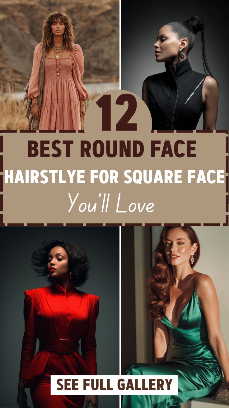 Best Round Face Hairstlye For Square Face