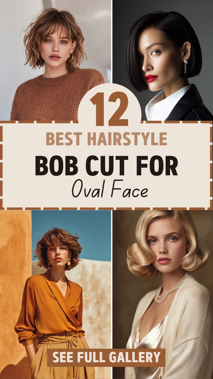 Bob Cut For Oval Face Best Hairstyle To Try