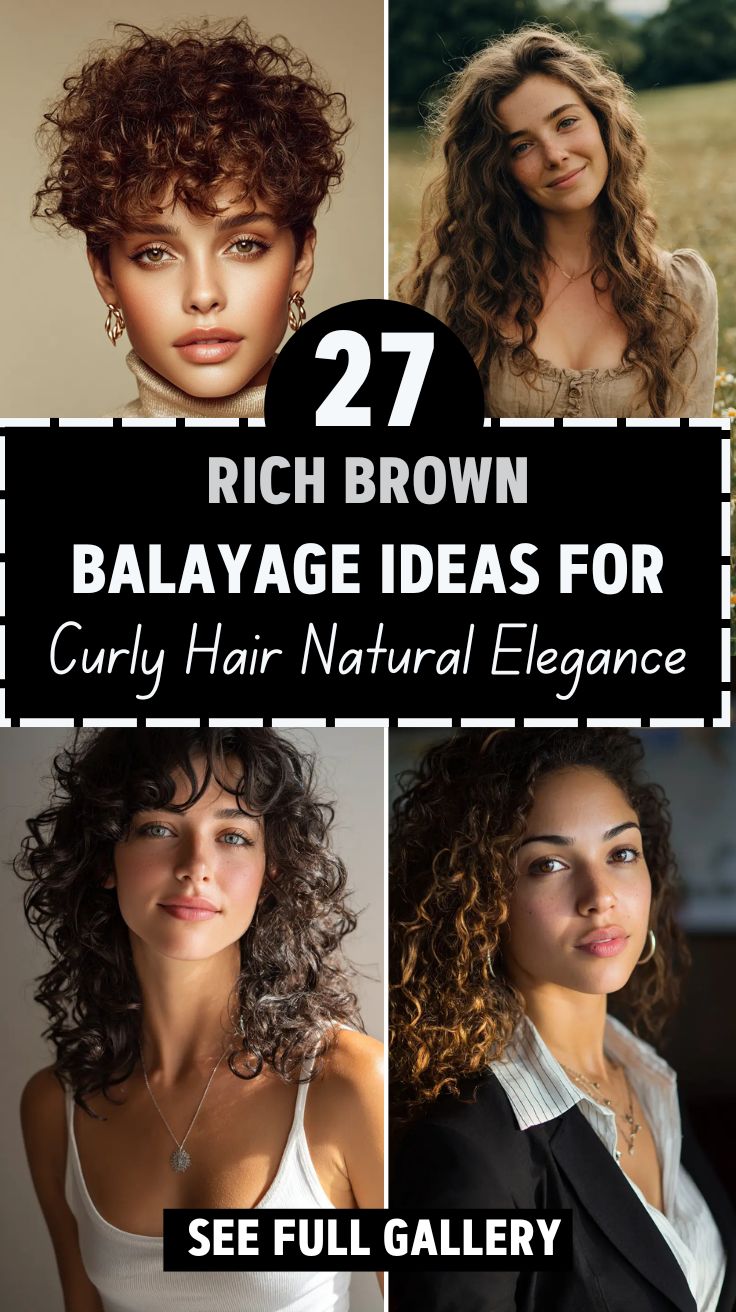 27 Rich Brown Balayage Ideas