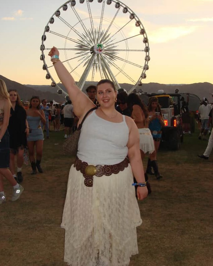Textured Knit Tank + Soft Lace Midi Skirt