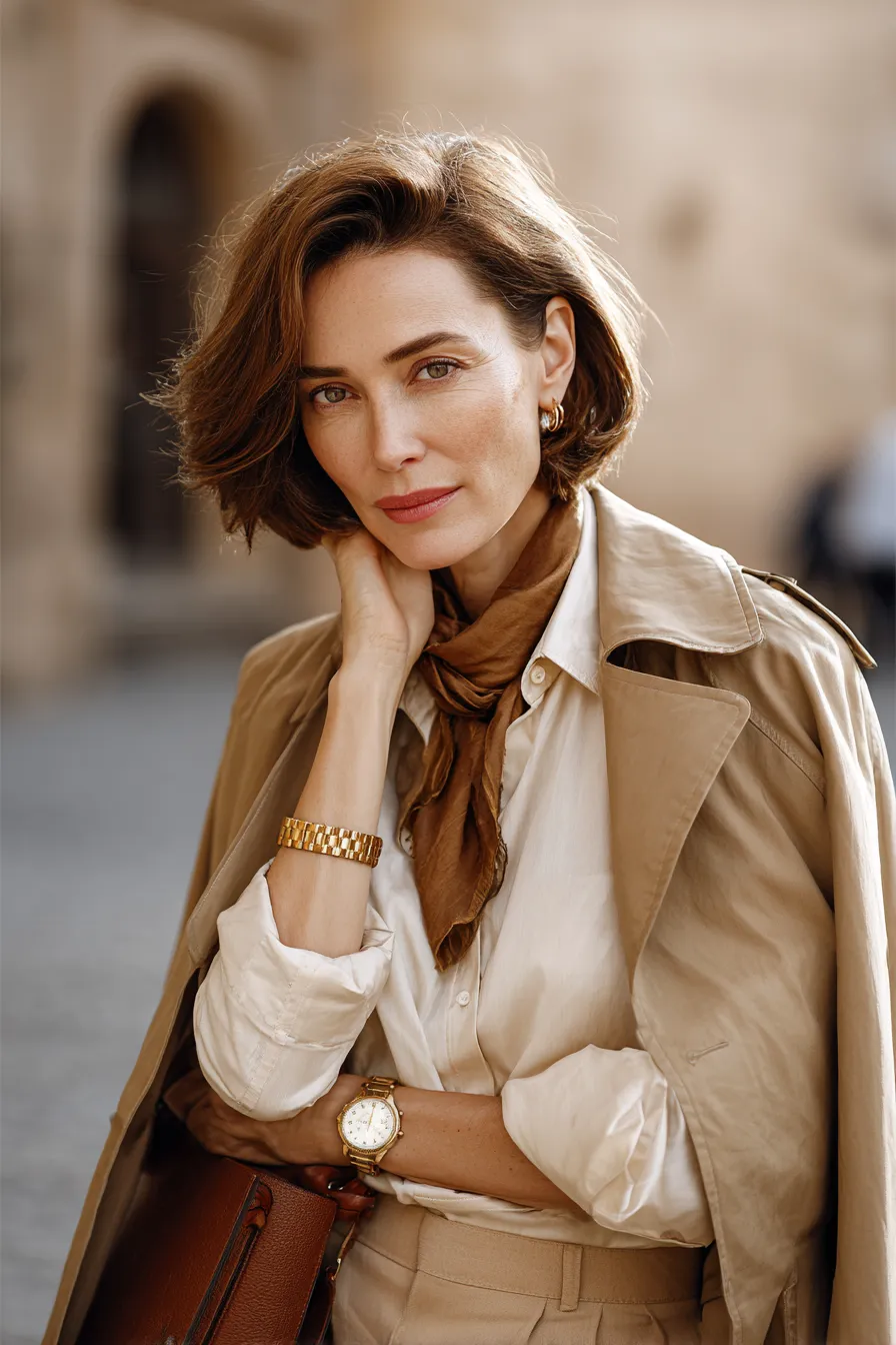 Refined Side-Swept Bob