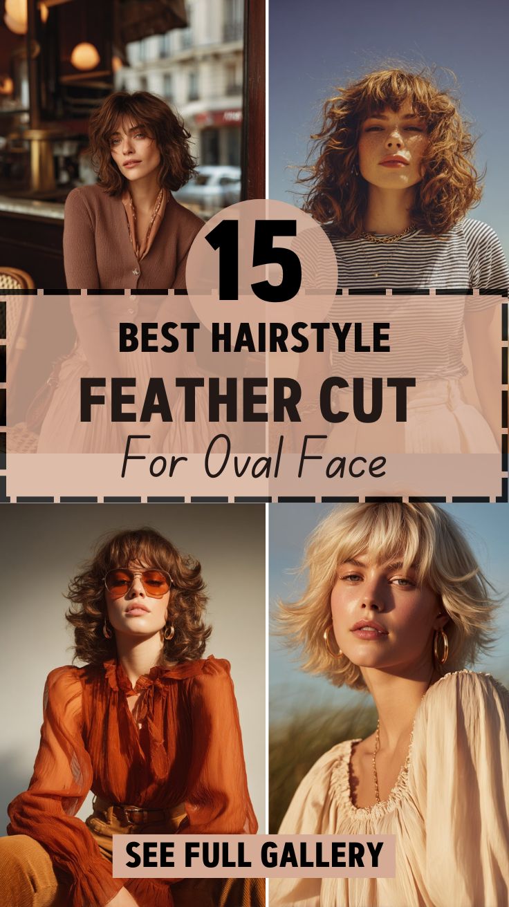 Feather Cut For Oval Face Best Hairstyle To Try
