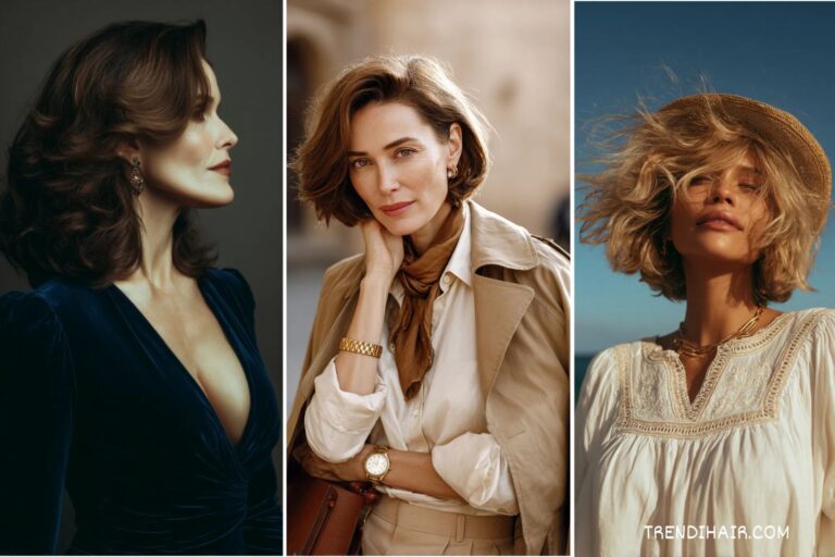 15 Best Women Over 40 Hairstyles for Round Face