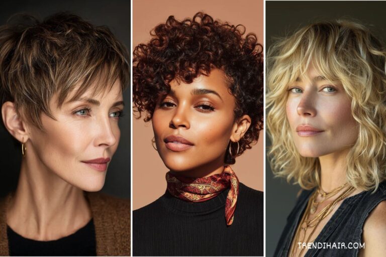 15 Best Women Over 40 Hairstyles for Diamond Face