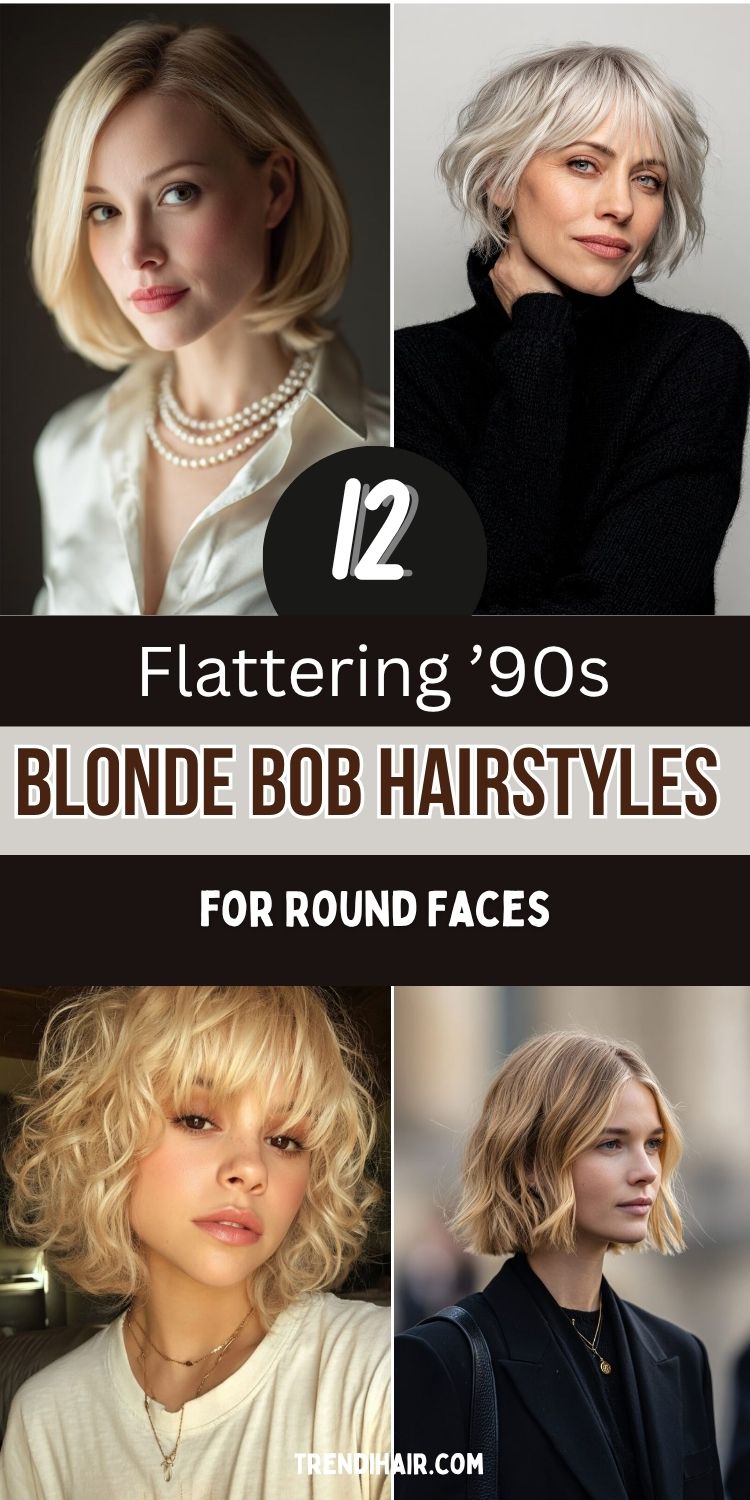Flattering ’90s Blonde Bob Hairstyles