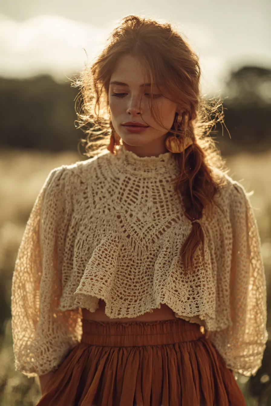 Textured Side Braid with Soft Layers