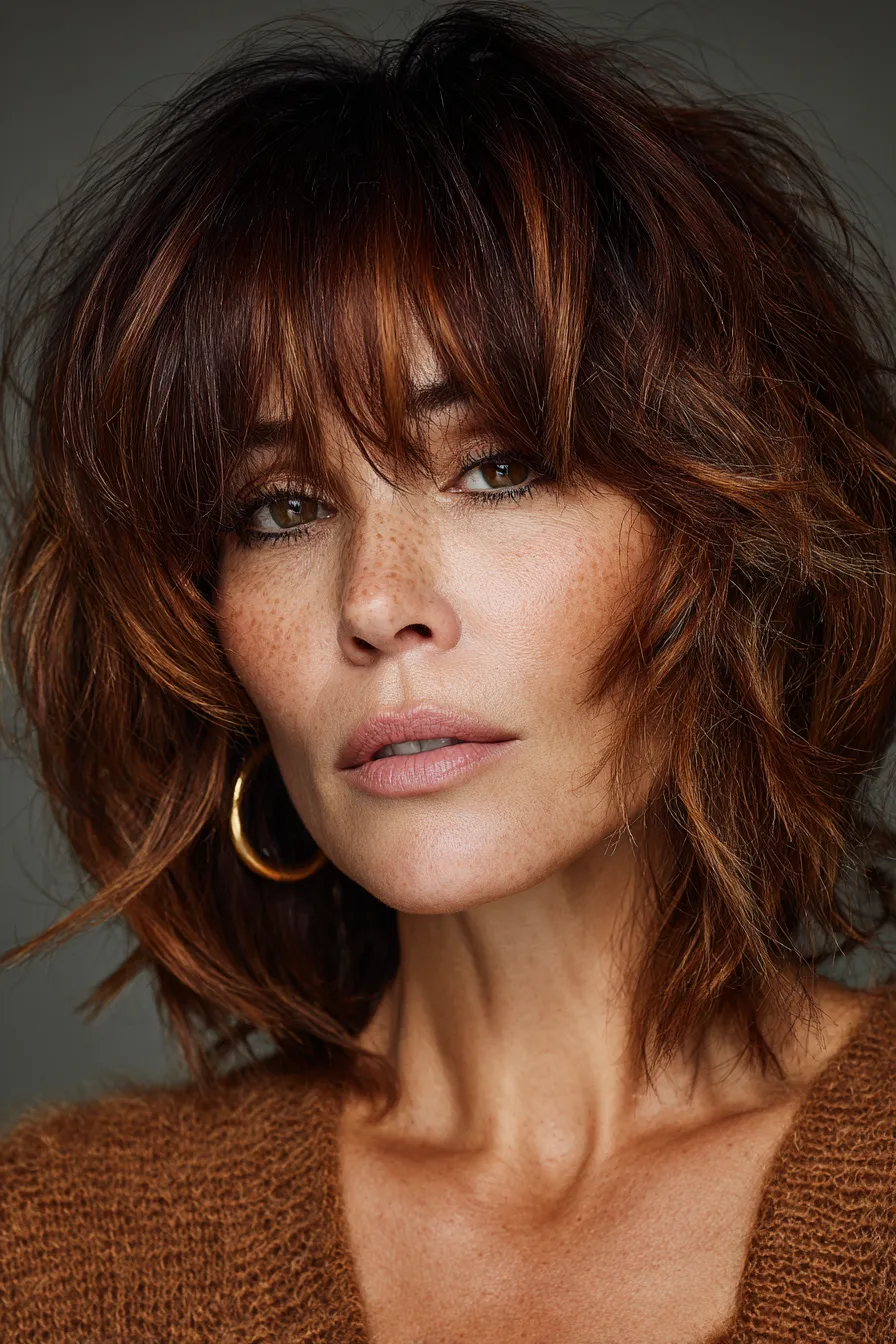 Tousled Shag with Fringe